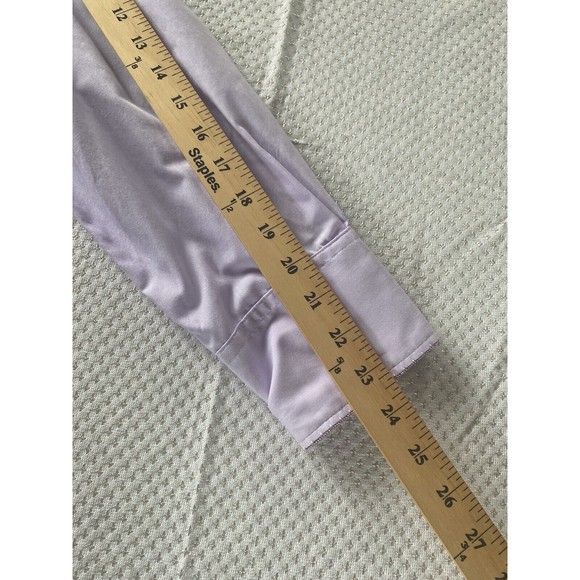 H Bar C Western Shirt 16 1/2 33 Mens Pearl Snap Western Embroidered lavender - Picture 11 of 11